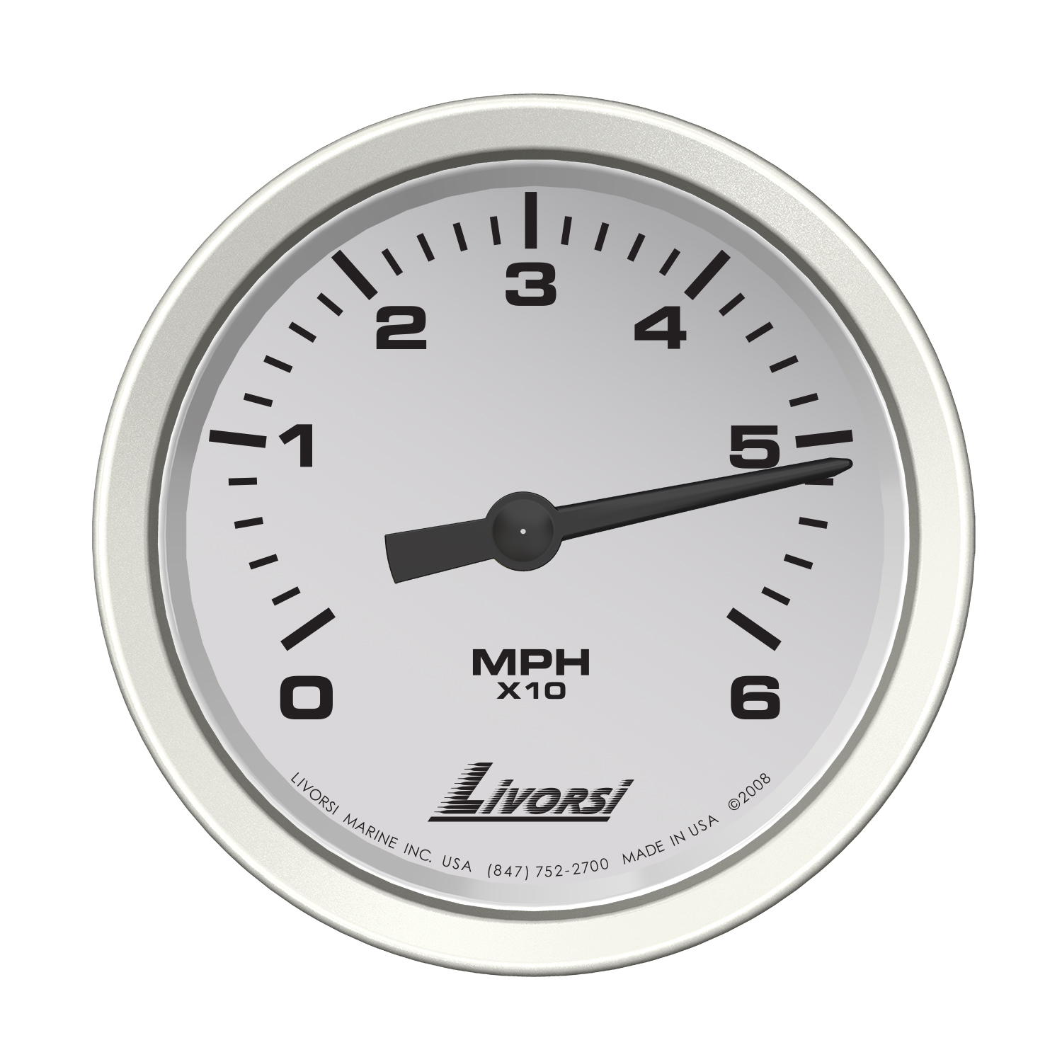 Vantage View 3 3/8″ 60 MPH Slave Speedometer – VJS60
