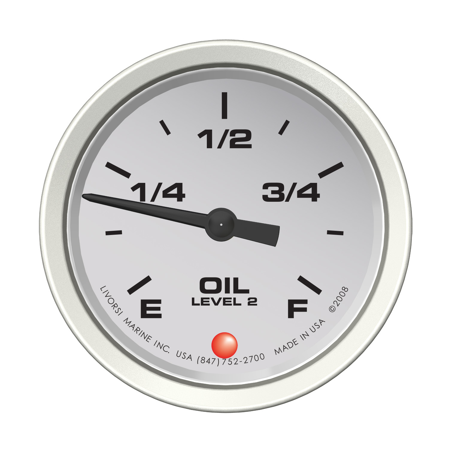 2 1/2″ Vantage View Engine Oil Level 2 Gauge – VVJNILOL2