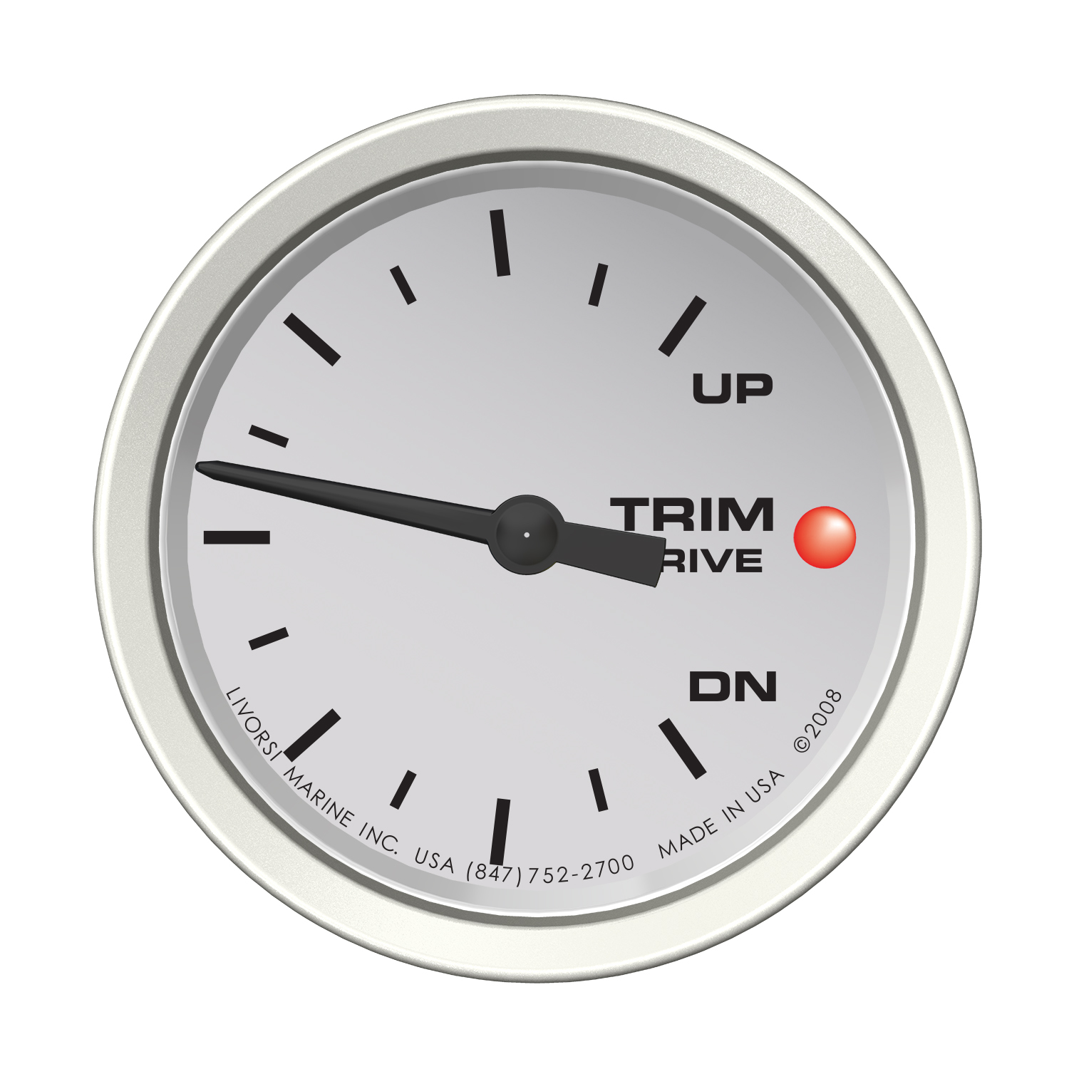 2 1/2″ Vantage View Engine Starboard Side Drive Trim Gauge – VVJNILTDS