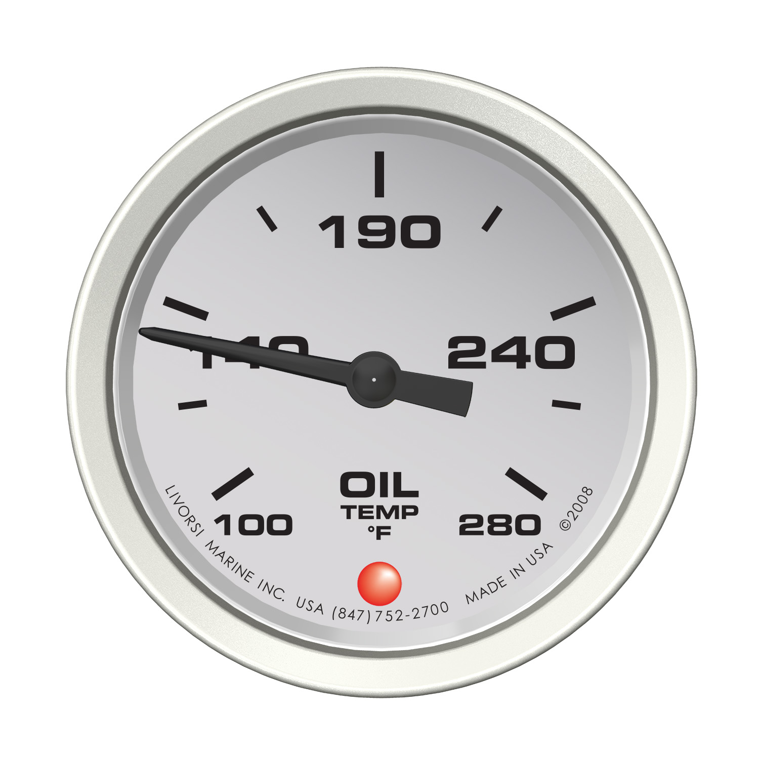 2 1/8″ Vantage View Engine Oil Temperature Gauge – VVJNISOT