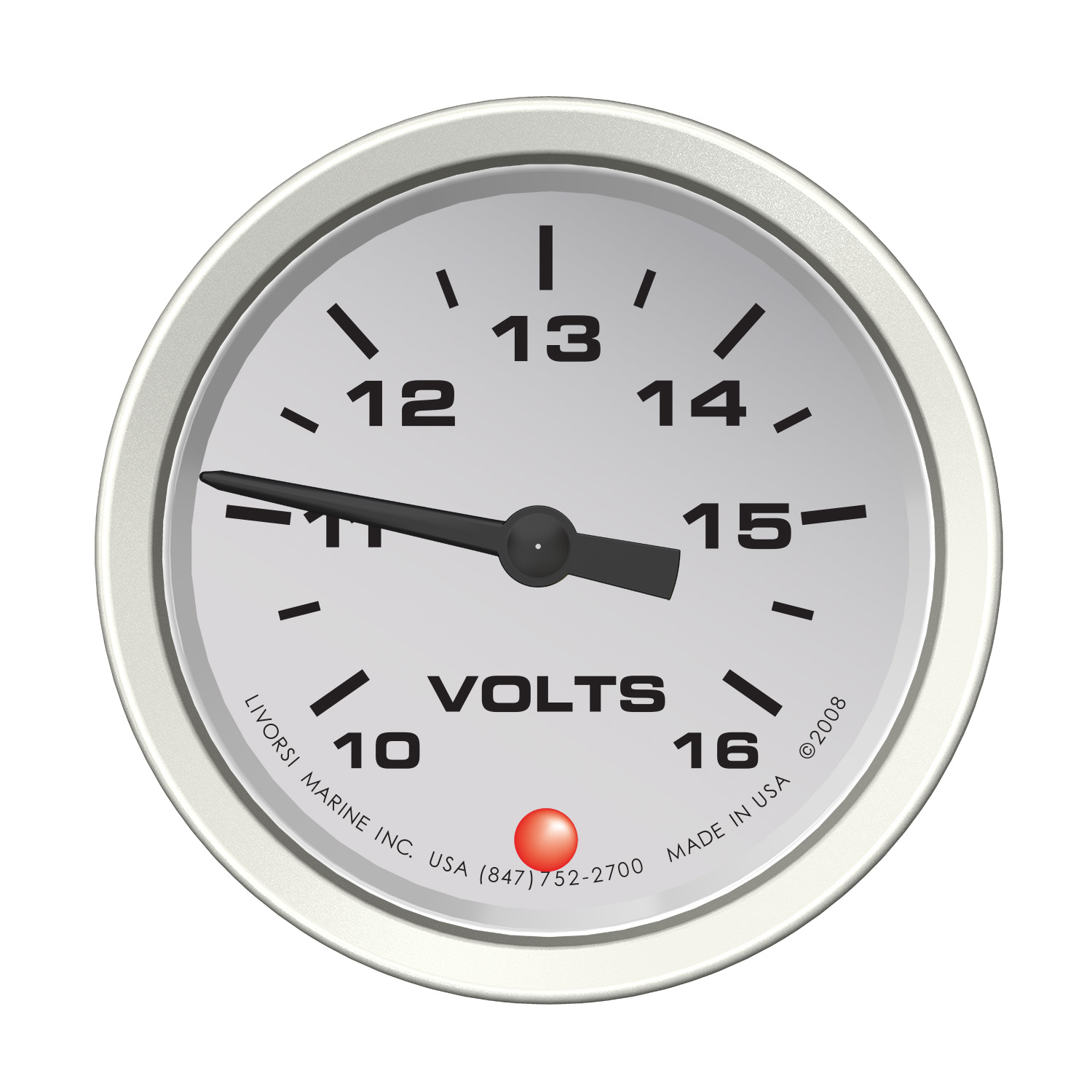 2 1/8″ Vantage View Volt Meter Gauge – VVJNISVM