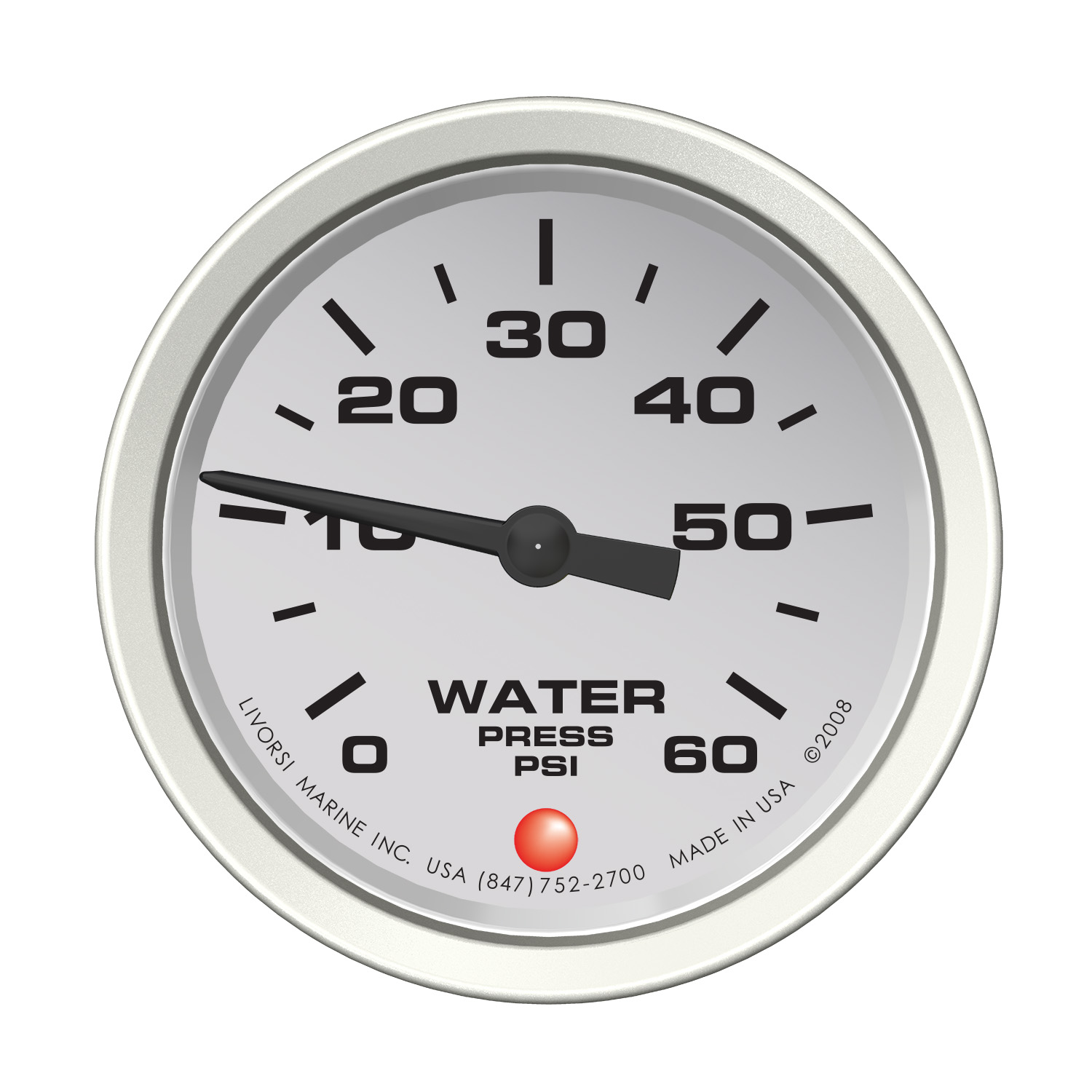 2 1/8″ Vantage View 60 PSI Water Pressure Gauge – VVJNISWP60