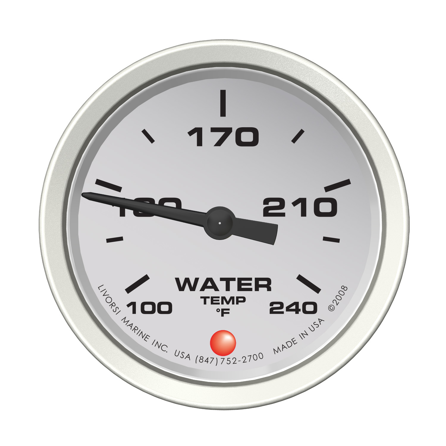 2 1/8″ Vantage View Water Temperature Gauge – VVJNISWT